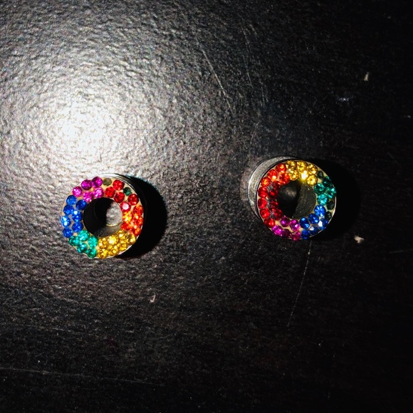 Jewelry Rainbow Crystal Gauges Size 2g Poshmark